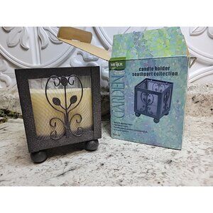 Candle Holder Southport Collection, Metal, Durable, Indoor/Outdoor, Garden